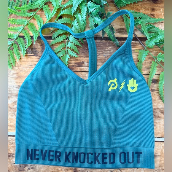 Peloton Other - Peloton Teal Sports Bra with Bold Design